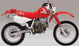 Exhaust Tip Without Sound Certification Paris Dacar Stainless Steel Stainless Steel - Arrow Special Parts Compatible With Honda Xr 600 R (1991-1998)