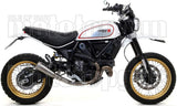Exhaust Tip Without Sound Certification Pro-Race Titanium Titanium - Arrow Special Parts Compatible With Ducati Scrambler 800 Desert Sled (2017-2020)