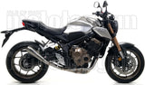 Complete Exhaust System Without Catalytic Converter And Without Sound Certification Pro-Race Titanium Titanium - Arrow Special Parts Compatible With Honda Cb 650 R (2019-2023)