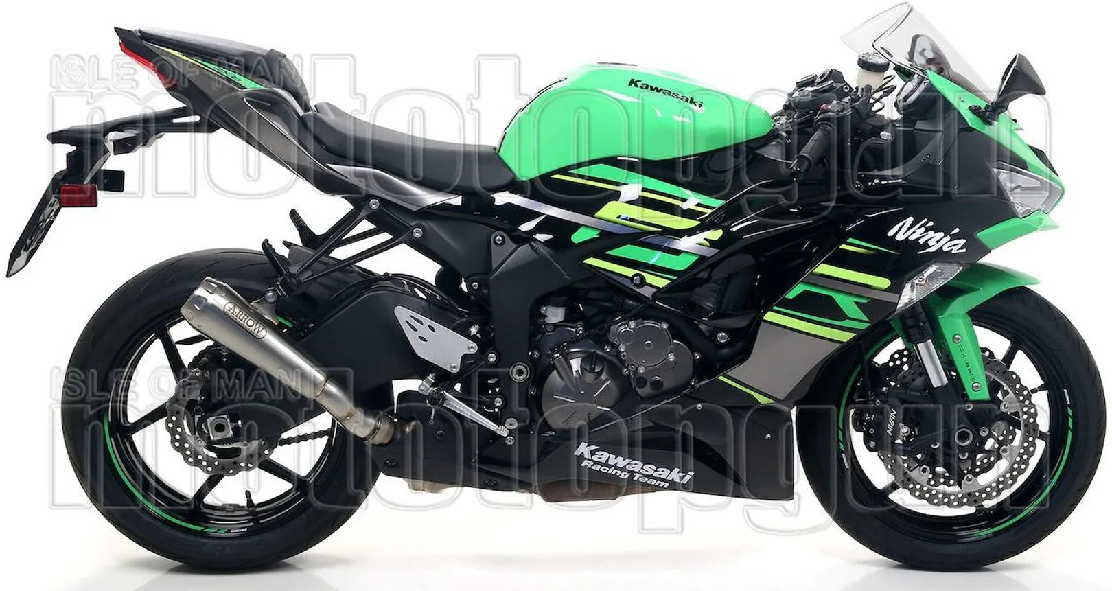 Exhaust Tip With Noise Certification Pro-Race Titanium Titanium - Arrow Special Parts Compatible With Kawasaki Zx 6R 636 (2019-2020)