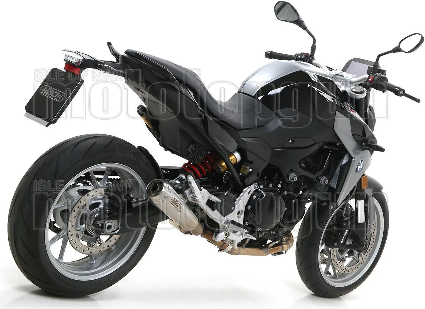 Complete Non-Catalytic Exhaust System With Sound Certification Pro-Race Nichrom Stainless Steel - Arrow Special Parts Compatible With Bmw F 900 R (2020-2024)