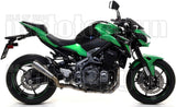 Complete Non-Catalytic Exhaust System With Sound Certification Pro-Race Nichrom Stainless Steel - Arrow Special Parts Compatible With Kawasaki Z 900 (2017-2019)