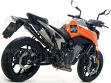 Exhaust Tip With Noise Certification Pro-Race Nichrom Stainless Steel - Arrow Special Parts Compatible With Ktm 890 Duke R (2020-2023)
