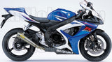 Complete Non-Catalytic Exhaust System With Sound Certification Pro-Race Nichrom Stainless Steel - Arrow Special Parts Compatible With Suzuki Gsx-R 750 Ie (2006-2007)