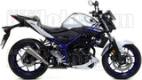 Exhaust Tip With Noise Certification Pro-Race Nichrom Stainless Steel - Arrow Special Parts Compatible With Yamaha Yzf-R3 (2015-2017)