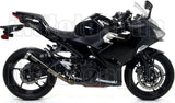 Complete Non-Catalytic Exhaust System With Sound Certification Pro-Race Black Nichrom Stainless Steel - Arrow Special Parts Compatible With Kawasaki Ninja 400 (2018-2021)