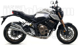 Complete Non-Catalytic Exhaust System With Sound Certification Pro-Race Twin Titanium Titanium - Arrow Special Parts Compatible With Honda Cb 650 R (2019-2023)