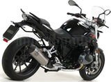 Exhaust Tip With Noise Certification Maxi Race-Tech Aluminium Carbon - Arrow Special Parts Compatible With Bmw R 1250 Rs (2019-2020)