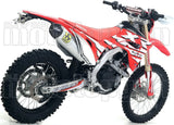 Exhaust Tip With Noise Certification Race-Tech Aluminium Carbon - Arrow Special Parts Compatible With Honda Crf 450 L (2019-2020)