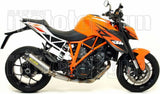 Catalytic Exhaust Tip With Sound Certification Race-Tech Titanium Carbon - Arrow Special Parts Compatible With Ktm 1290 Superduke Gt (2017-2024)