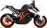 Exhaust Tip With Noise Certification Race-Tech Titanium Carbon - Arrow Special Parts Compatible With Ktm 1290 Superduke R (2014-2016)