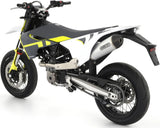 Complete Non-Catalytic Exhaust System With Sound Certification Race-Tech Titanium Carbon - Arrow Special Parts Compatible With Husqvarna 701 Enduro (2021-2024)
