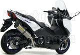 Complete Catalytic Exhaust System With Sound Certification Race-Tech Titanium Carbon - Arrow Special Parts Compatible With Yamaha Xp 530 T-Max (2017-2019)