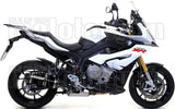 Exhaust Tip With Noise Certification Race-Tech Black Aluminium Carbon - Arrow Special Parts Compatible With Bmw S 1000 Xr (2015-2019)