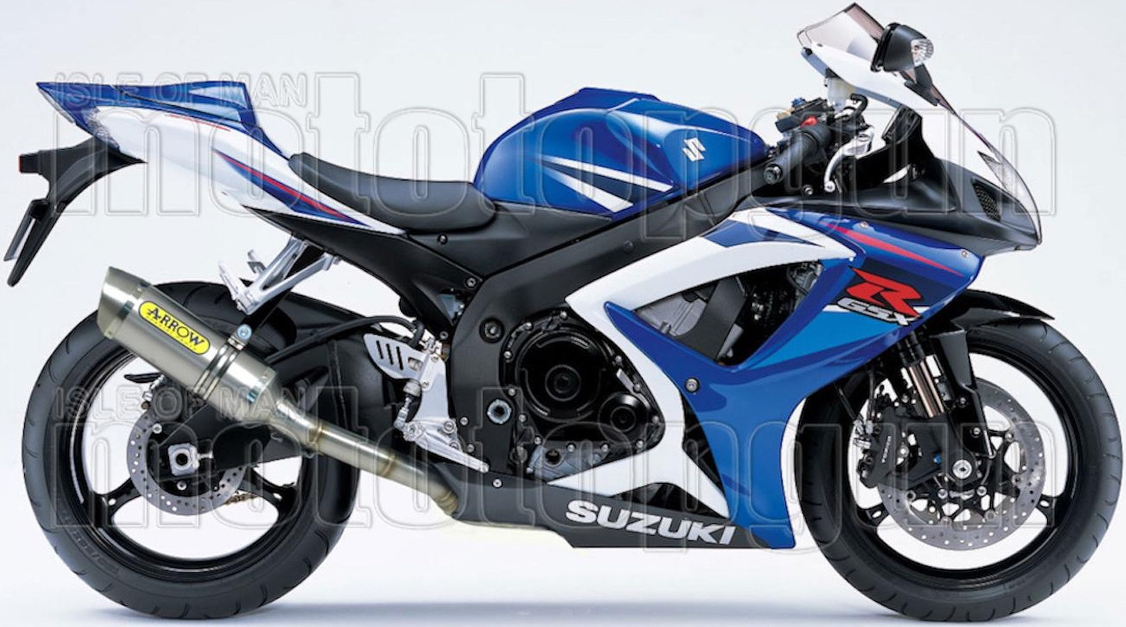Complete Non-Catalytic Exhaust System With Sound Certification Thunder Aluminium Stainless Steel - Arrow Special Parts Compatible With Suzuki Gsx-R 750 Ie (2006-2007)
