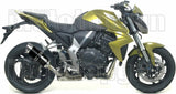 Non-Catalytic Exhaust Tip With Sound Certification Thunder Black Aluminium Stainless Steel - Arrow Special Parts Compatible With Honda Cb 1000 R (2008-2017)