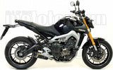 Complete Non-Catalytic Exhaust System With Sound Certification Thunder Carbon Carbon - Arrow Special Parts Compatible With Yamaha Tracer 900 Gt (2018-2020)