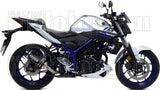 Exhaust Tip With Noise Certification Thunder Black Aluminium Carbon - Arrow Special Parts Compatible With Yamaha Yzf-R3 (2018)