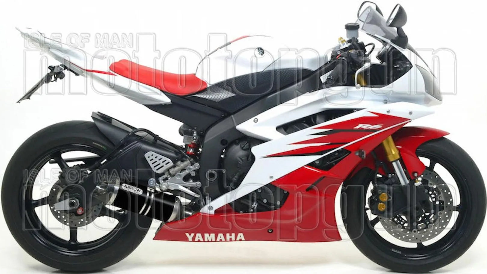 Exhaust Tip With Noise Certification Thunder Black Aluminium Carbon - Arrow Special Parts Compatible With Yamaha Yzf 600 R6 (2008-2011)