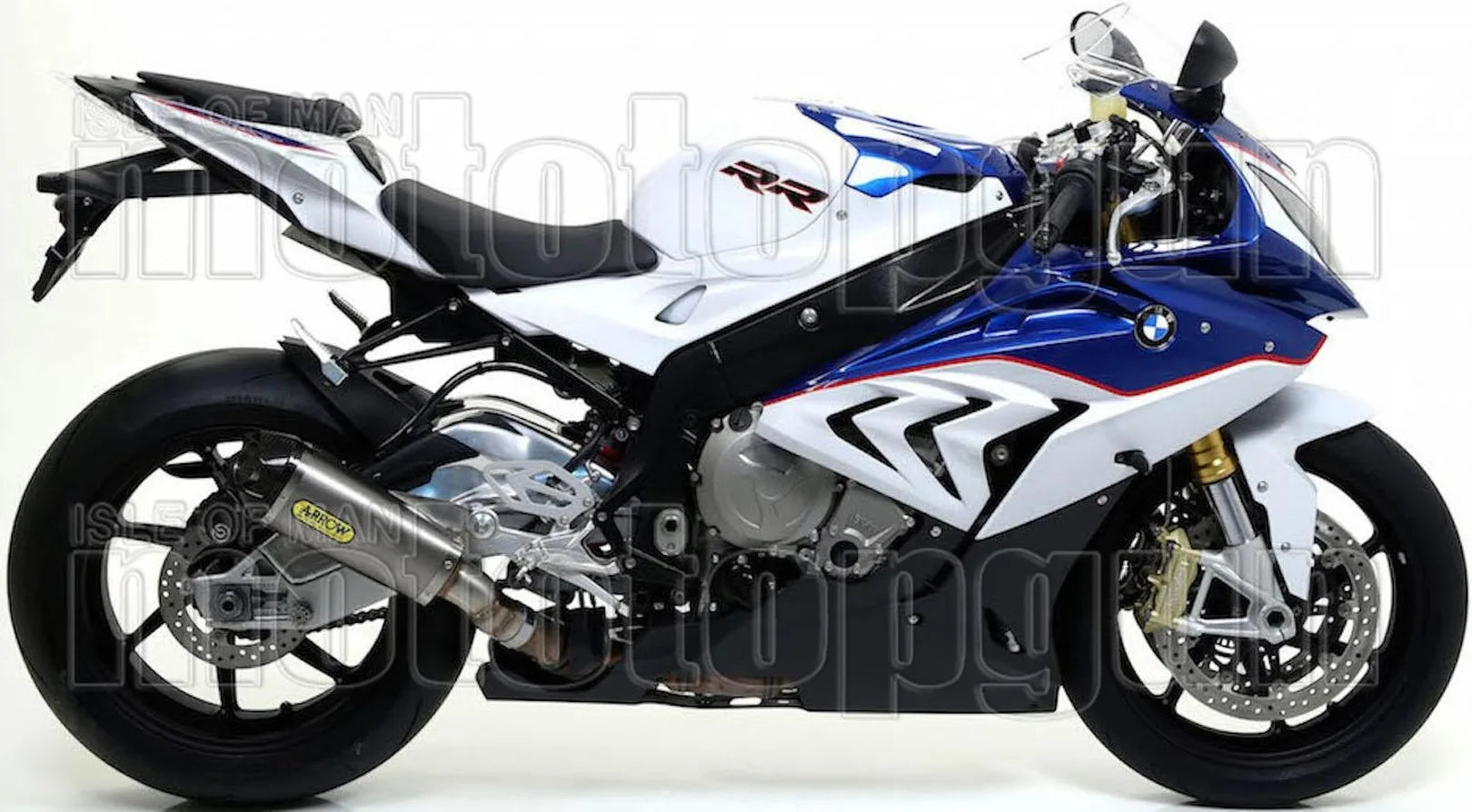 Complete Exhaust System Without Catalytic Converter And Without Sound Certification Works Competition Basso Titanium Carbon - Arrow Special Parts Compatible With Bmw S 1000 Rr (2015-2018)