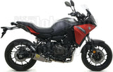 Complete Catalytic Exhaust System With Sound Certification Works Titanium Carbon - Arrow Special Parts Compatible With Yamaha Tracer 7 (2021-2024)