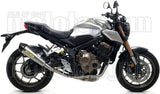 Exhaust Tip With Noise Certification X-Kone Nichrom Carbon - Arrow Special Parts Compatible With Honda Cb 650 R (2019-2023)