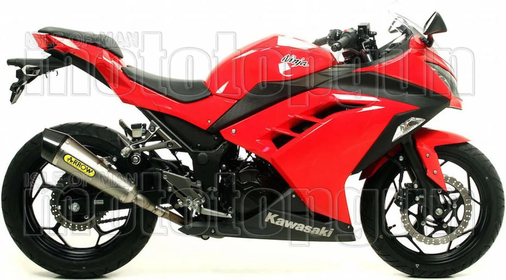 Exhaust Tip With Noise Certification X-Kone Nichrom Carbon - Arrow Special Parts Compatible With Kawasaki Z 300 (2015-2016)