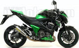 Exhaust Tip With Noise Certification X-Kone Nichrom Carbon - Arrow Special Parts Compatible With Kawasaki Z 800 E (2013-2016)
