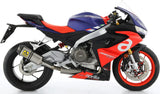 Complete Catalytic Exhaust System With Sound Certification Indy-Race Titanium Carbon - Arrow Special Parts Compatible With Aprilia Tuono 660 (2021-2024)