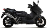 Complete Non-Catalytic Exhaust System With Sound Certification Indy-Race Titanium Carbon - Arrow Special Parts Compatible With Yamaha Xp 560 T-Max (2020-2024)
