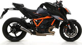 Exhaust Tip With Noise Certification Pro-Race Titanium Titanium - Arrow Special Parts Compatible With Ktm 1290 Superduke R (2020-2023)