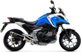 Complete Non-Catalytic Exhaust System With Sound Certification Race-Tech Black Aluminium Carbon - Arrow Special Parts Compatible With Honda Nc 750 X (2021-2022)