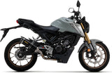 Complete Non-Catalytic Exhaust System With Sound Certification Thunder Black Aluminium Carbon - Arrow Special Parts Compatible With Honda Cb 125 R (2021-2024)