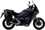 Complete Non-Catalytic Exhaust System With Sound Certification Thunder Black Aluminium Carbon - Arrow Special Parts Compatible With Yamaha Tracer 9 Gt (2021-2024)