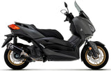 Complete Non-Catalytic Exhaust System With Sound Certification Urban Black Aluminium Stainless Steel Black - Arrow Special Parts Compatible With Yamaha X-Max 125 (2021-2024)