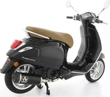 Complete Non-Catalytic Exhaust System With Sound Certification Race-Tech Black Aluminium Carbon - Arrow Special Parts Compatible With Piaggio Vespa Primavera 125 3V (2021-2023)