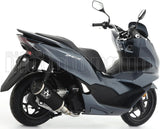 Complete Catalytic Exhaust System With Sound Certification Urban Black Aluminium Stainless Steel Black - Arrow Special Parts Compatible With Honda Pcx 125 (2021-2024)