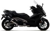 Complete Catalytic Exhaust System With Sound Certification Urban Black Aluminium Stainless Steel - Arrow Special Parts Compatible With Kymco Ak 550 (2021-2026)