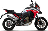 Exhaust Tip Without Sound Certification Veloce Titanium Carbon - Arrow Special Parts Compatible With Ducati Multistrada V4 1100 (2021-2024)