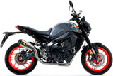 Complete Non-Catalytic Exhaust System With Sound Certification Works Titanium Carbon - Arrow Special Parts Compatible With Yamaha Mt-09 (2021-2023)