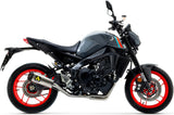 Complete Catalytic Exhaust System With Sound Certification Works Titanium Carbon - Arrow Special Parts Compatible With Yamaha Mt-09 (2021-2023)