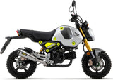 Complete Non-Catalytic Exhaust System With Sound Certification X-Kone Nichrom Carbon - Arrow Special Parts Compatible With Honda Msx 125 Grom (2021-2024)