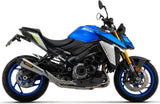 Exhaust Tip With Noise Certification X-Kone Nichrom Carbon - Arrow Special Parts Compatible With Suzuki Gsx-S 1000 (2021-2024)