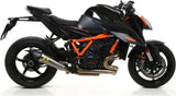 Exhaust Tip With Noise Certification X-Kone Titanium Carbon - Arrow Special Parts Compatible With Ktm 1290 Superduke R (2020-2023)
