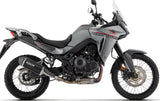 Complete Non-Catalytic Exhaust System With Sound Certification Explorer Black Aluminium Carby End Cap - Arrow Special Parts Compatible With Honda Xl 750 Transalp (2023-2024)