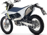 Complete Exhaust System Without Catalytic Converter And Without Sound Certification Explorer Titanium Body And Carbon Cap - Arrow Special Parts Compatible With Husqvarna 701 Enduro (2026)