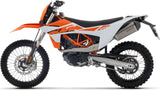 Complete Non-Catalytic Exhaust System With Sound Certification Explorer Titanium Carby End Cap - Arrow Special Parts Compatible With Ktm 690 Smc R (2025-2026)