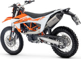 Complete Non-Catalytic Exhaust System With Sound Certification Explorer Titanium Carby End Cap - Arrow Special Parts Compatible With Ktm 690 Smc R (2025-2026)