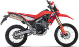 Complete Exhaust System Without Catalytic Converter And Without Sound Certification Icon Titanium Carby End Cap - Arrow Special Parts Compatible With Honda Crf 300 L (2025-2026)