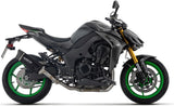 Complete Non-Catalytic Exhaust System With Sound Certification Indy-Race Evo Black Aluminium Carby End Cap - Arrow Special Parts Compatible With Kawasaki Z 1100 (2025-2026)